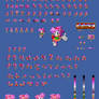 Amy in Sonic 1 Sprite Sheet