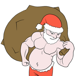 Santa With Muscles
