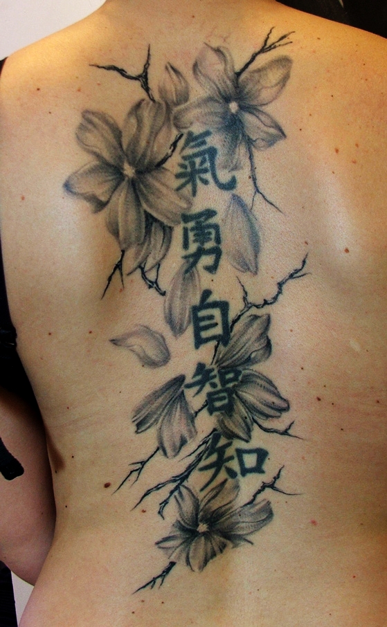 Tattoo chinese Flowers