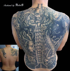 Freehand Back Coverup