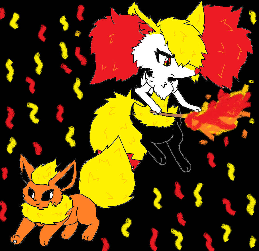 Lexi and Flareon (2) by LexiTheBraixen on DeviantArt