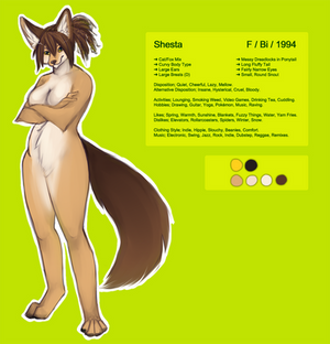 Fursona Reference 2012