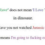 RAWR-Jurassic Park