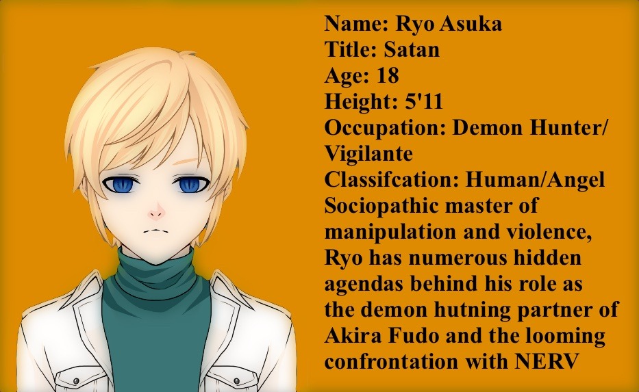Deviman Ryo Versions Ryo Asuka (Evangelion/Devilman Crossover) by GealicEvaPilot on DeviantArt
