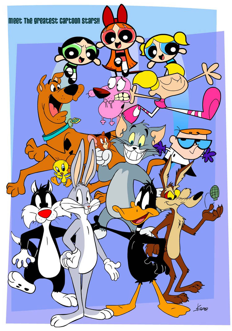 poster of cartoon stars by kuro-risu on DeviantArt