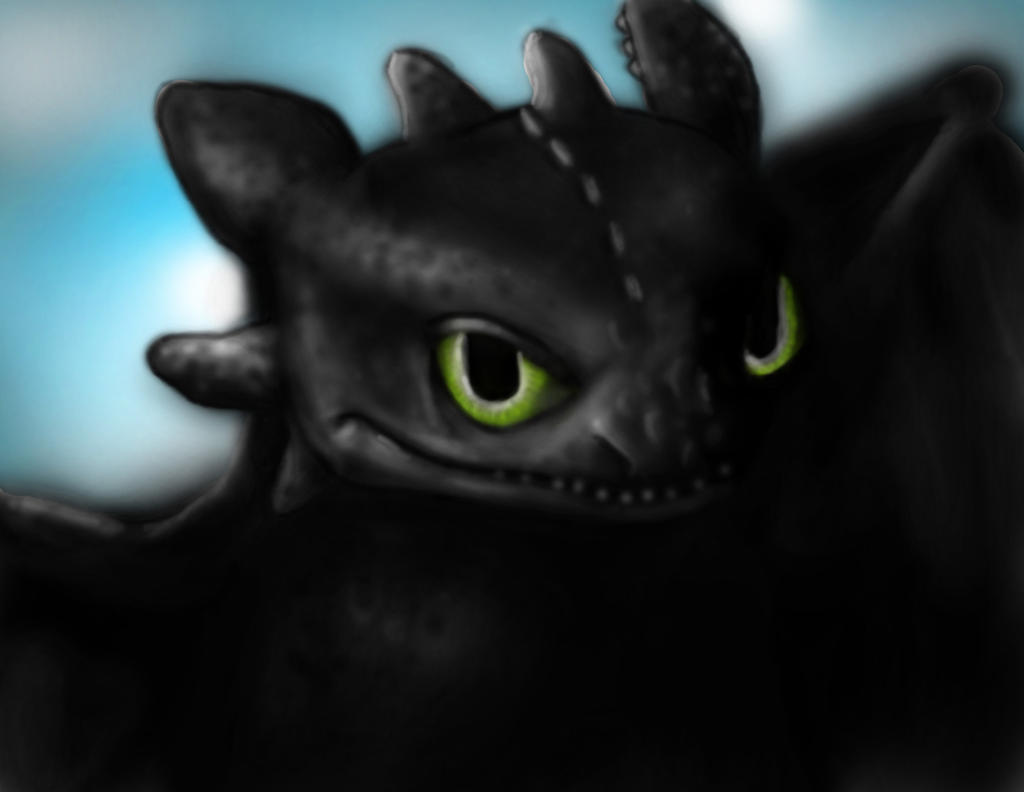 Toothless Drawing 4