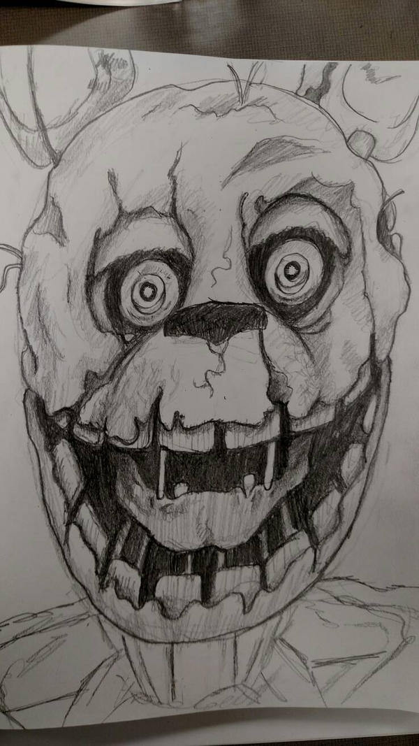 Springtrap revised drawing by thewebsurfer97 on DeviantArt