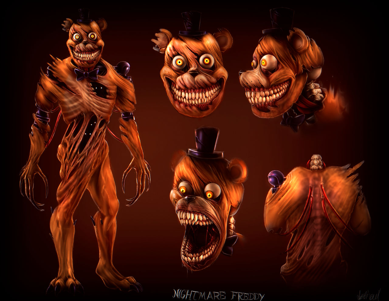 Nightmare Freddy Concept by thewebsurfer97 on DeviantArt Nightmare Freddy Concept by thewebsurfer97 on DeviantArt