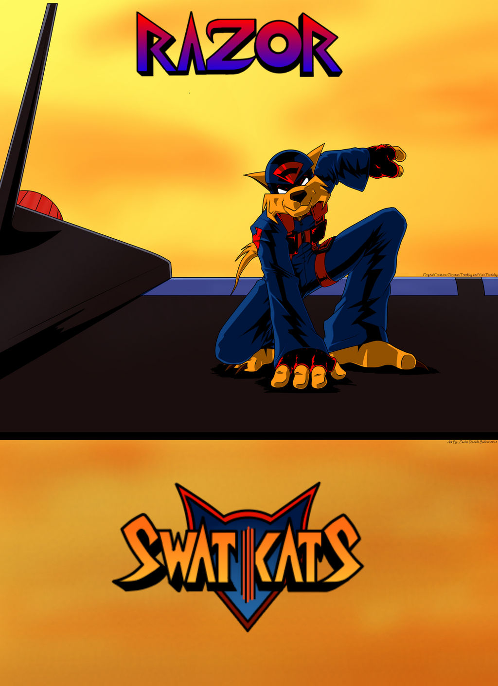 Swat Kats' Razor by zdb12 on DeviantArt