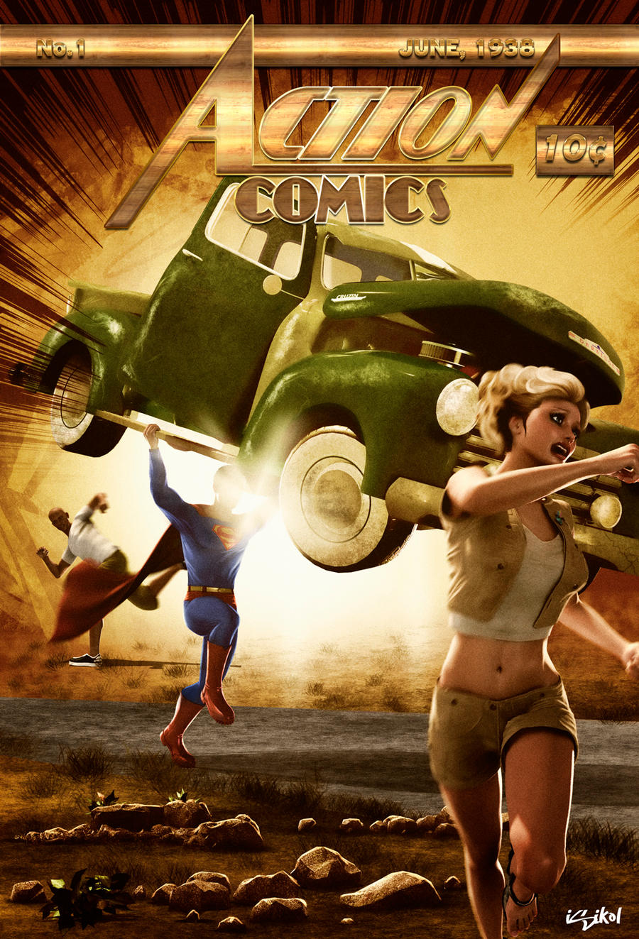 ACTION COMICS No 1 REMAKE