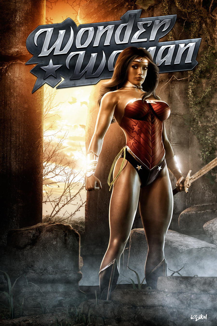 THE AMAZONIAN WONDERWOMAN