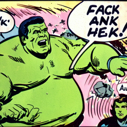 Hulk Comic Panels