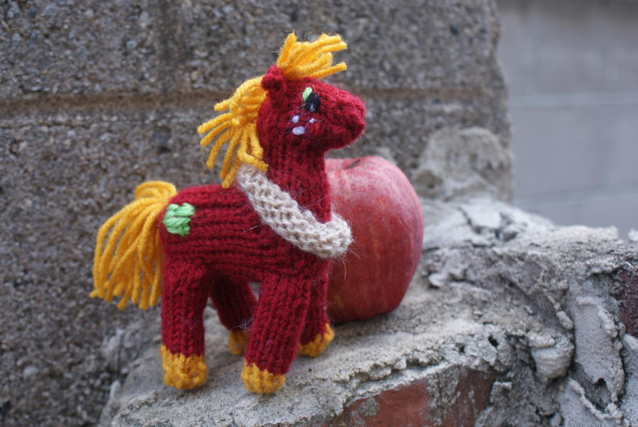 Big Macintosh My Little Pony knit plush