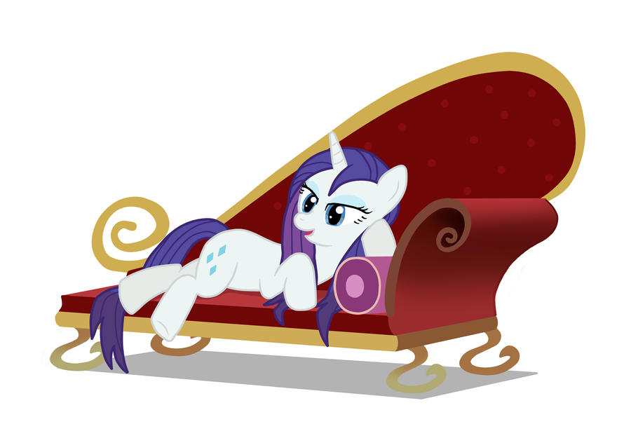 Rarity on couch