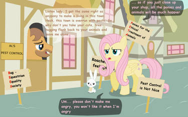 Fluttershy Protests 1