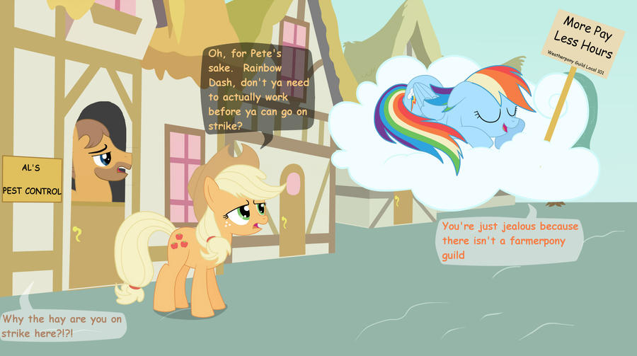 Rainbow Dash Protests