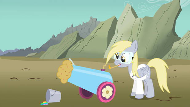 Derpy's got a cannon: need help with captions