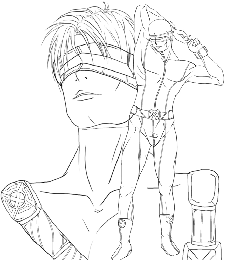 Cyclops Lineart