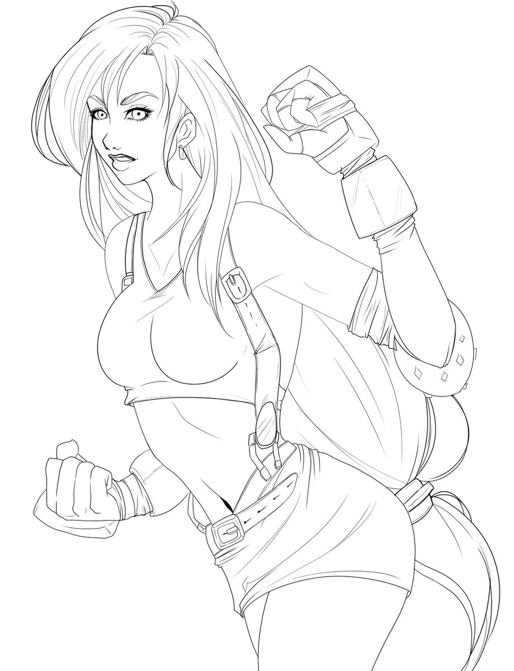 FFVII Tifa - Lines