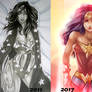 Wonder Woman 2011 vs 2017