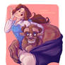 Belle and Beast lovey