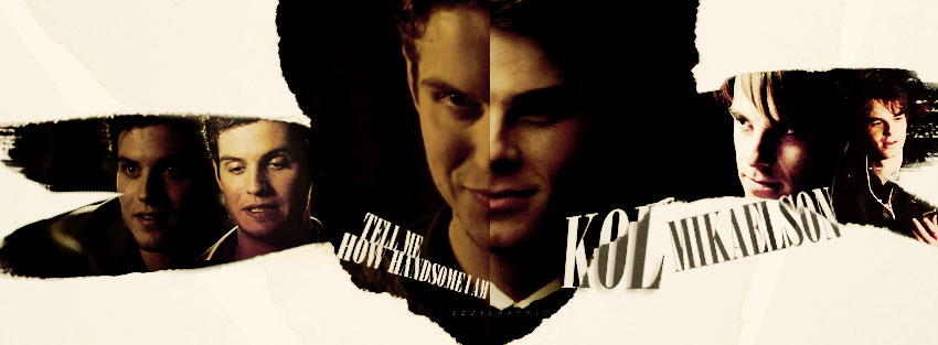 Kol Mikaelson  Timeline Cover by shatteredangelx on DeviantArt