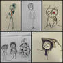 My Tim Burton inspired sketches 