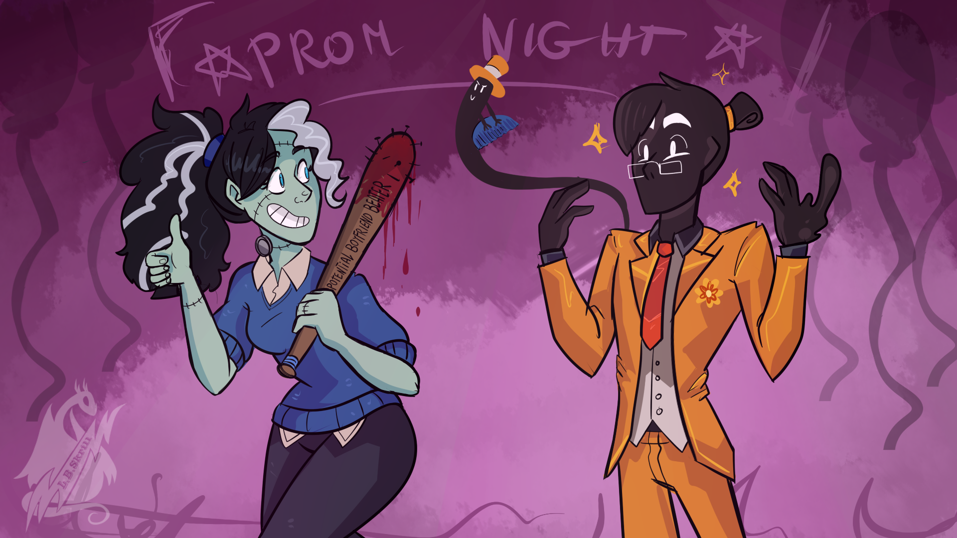 Monster Prom Fat Monster Prom Squad Night! by lightbluesskrill on DeviantArt