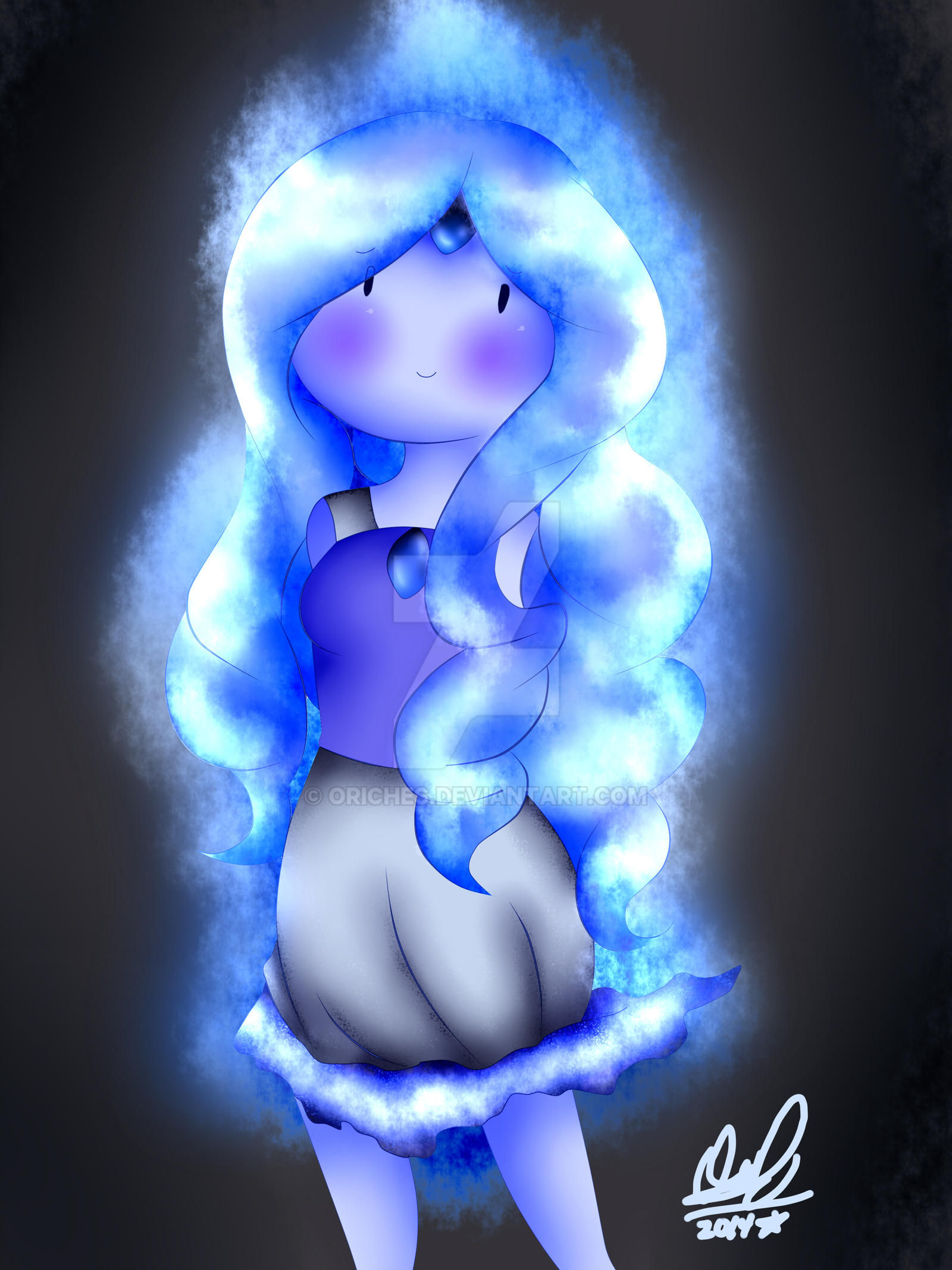 Blue Flash Oc Blue Flame Princess (OC) by OriChes on DeviantArt