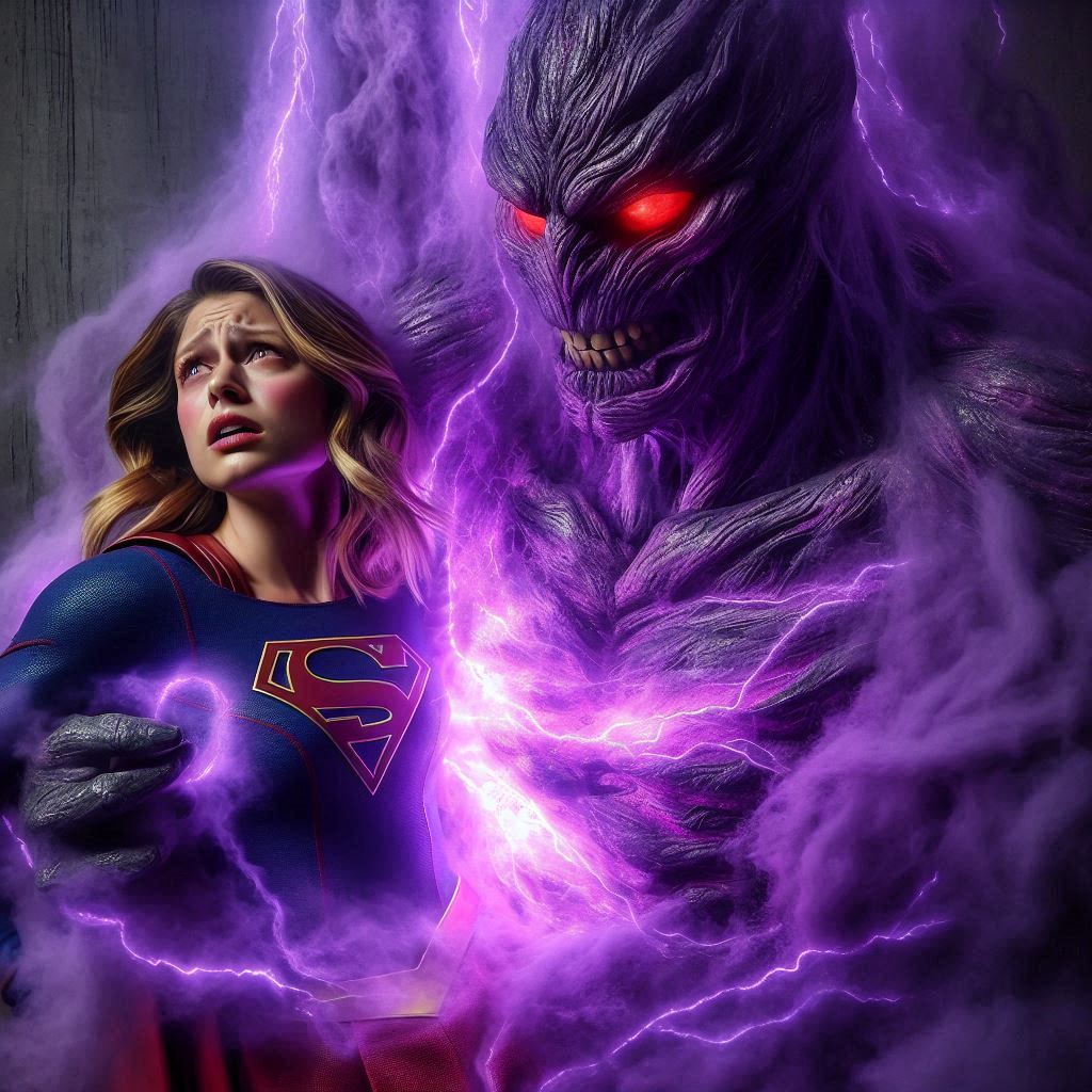 Peril Defeated Supergirl is attacked and drained by Parasite by moon3713 on DeviantArt