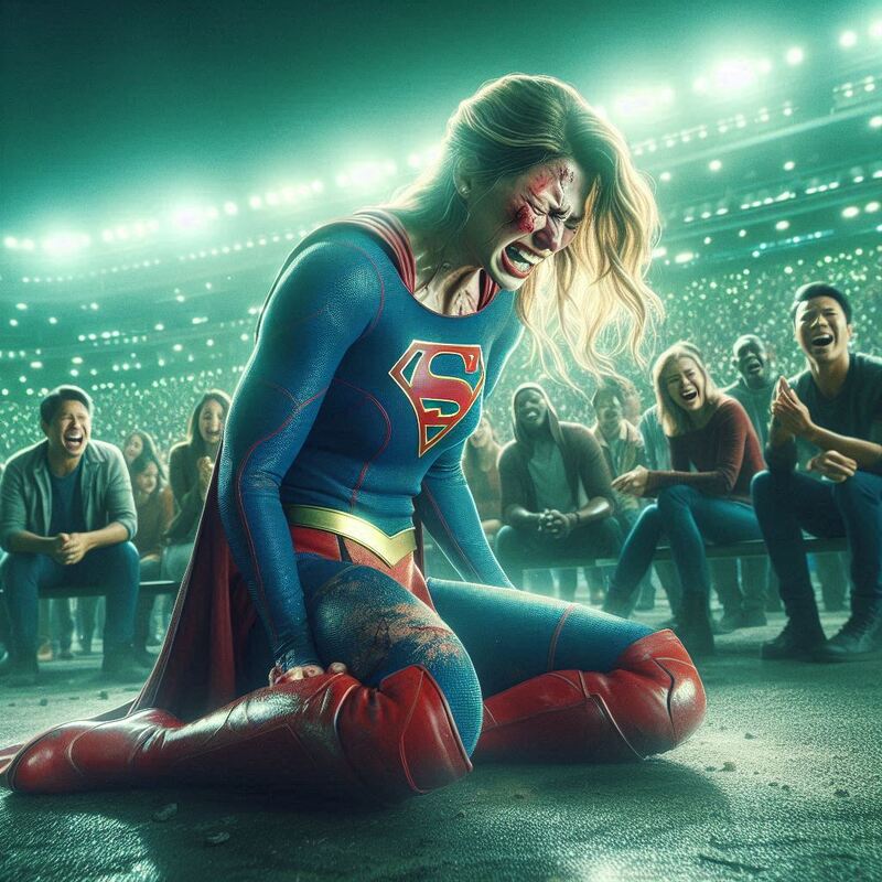 Peril Defeated Supergirl Defeated by moon3713 on DeviantArt
