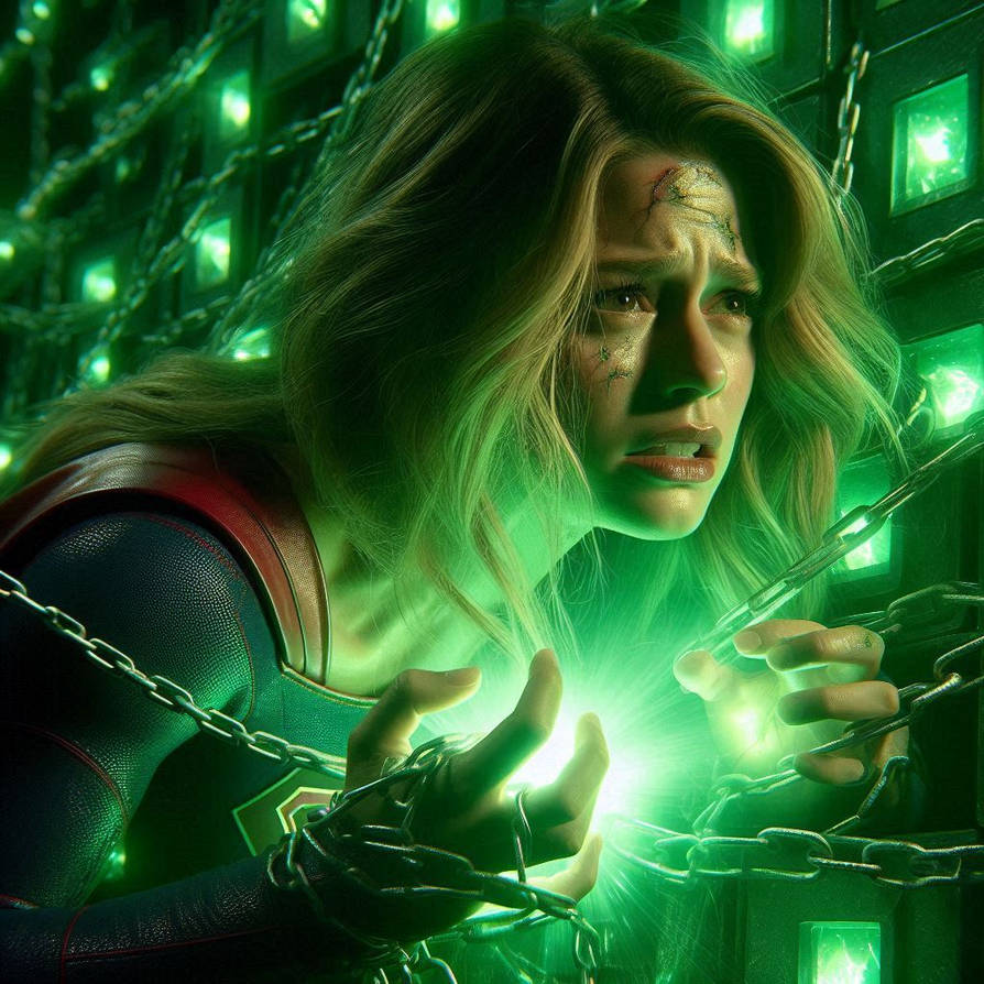 Kryptonite96 Supergirl in Kryptonite Trap by moon3713 on DeviantArt