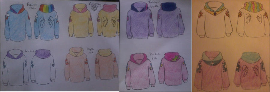 My Little Pony hoodie designs