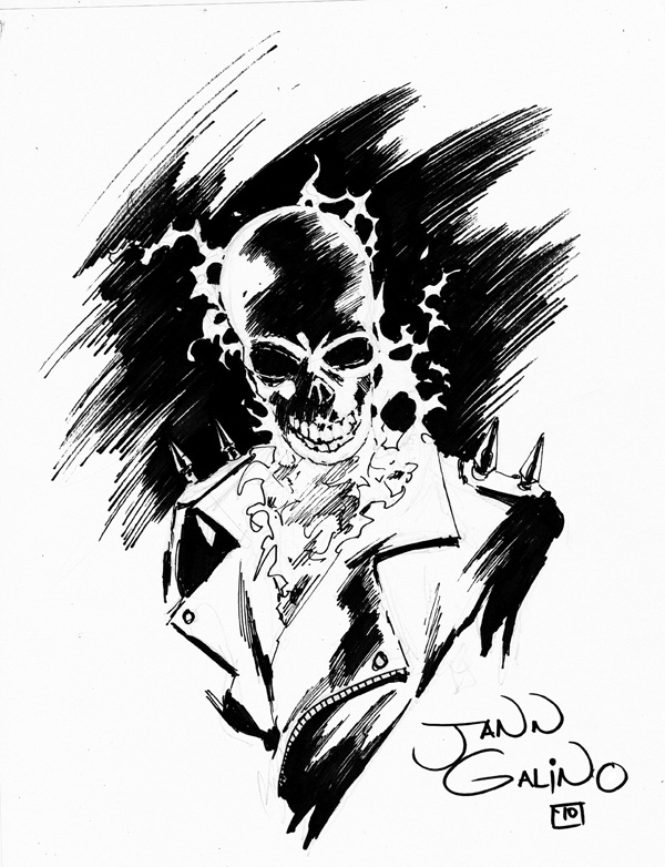 sketch_Ghost Rider by DOUGLASDRACO on DeviantArt