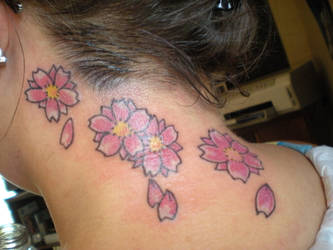 Cherry blossom tattoo