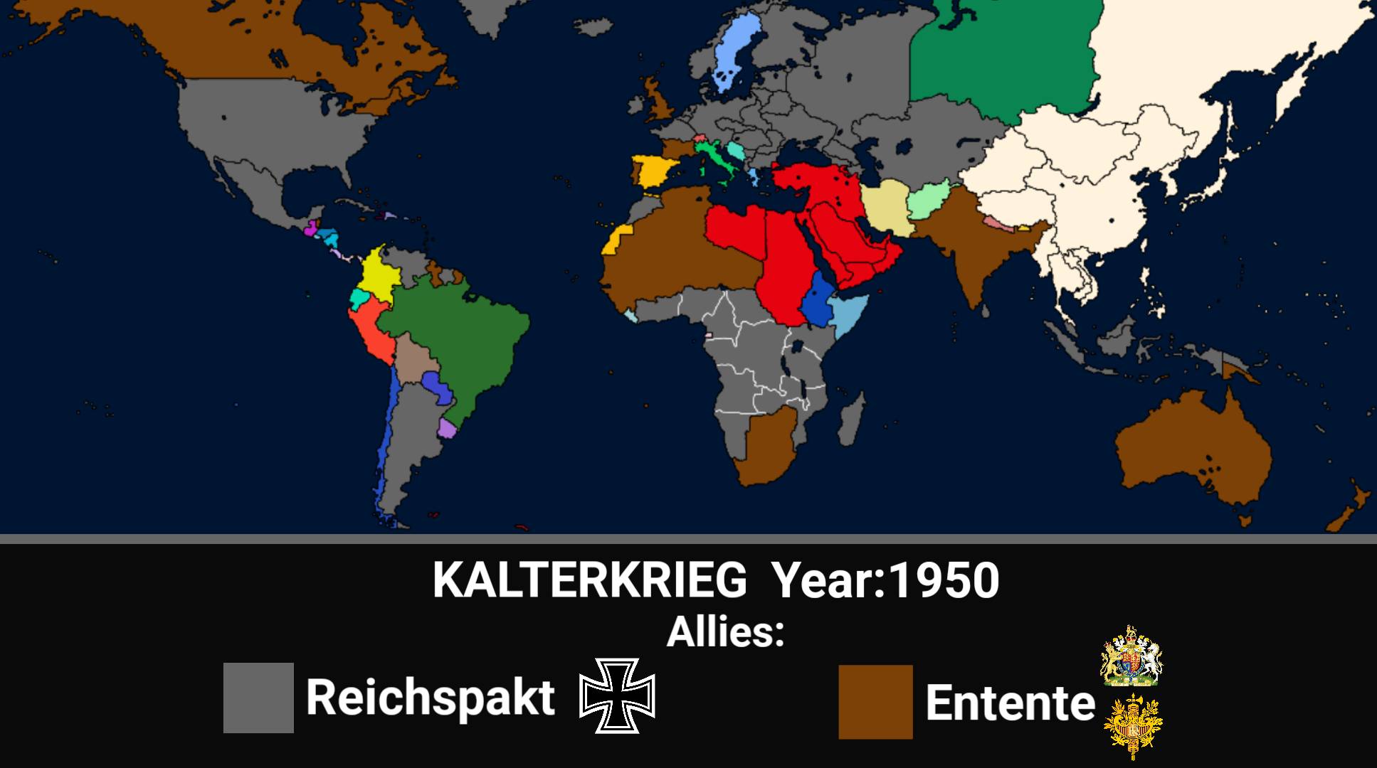 Deviantart Cold War Map Cold war (Kaiserreich) by Cartographymen on DeviantArt