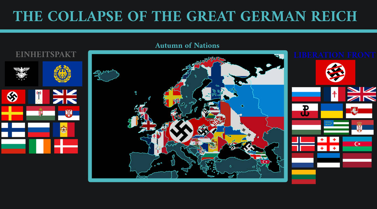 German Collapse TNO. The Fading Eagle. Nazi Germany collapse by Cartographymen on ...