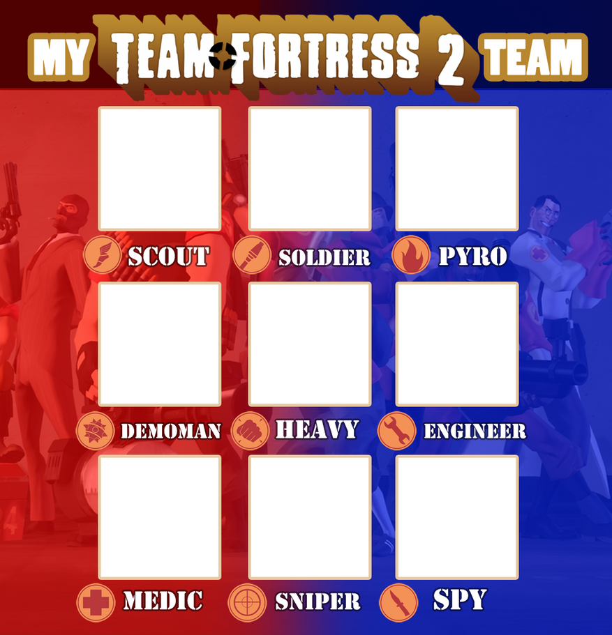 My TF2 Team blank template by DoctorMooDB on DeviantArt