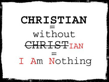 without Christ I am nothing