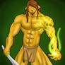 Lion Guy with Sword glow