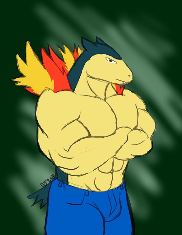 Anthro Pokemon: Typhlosion