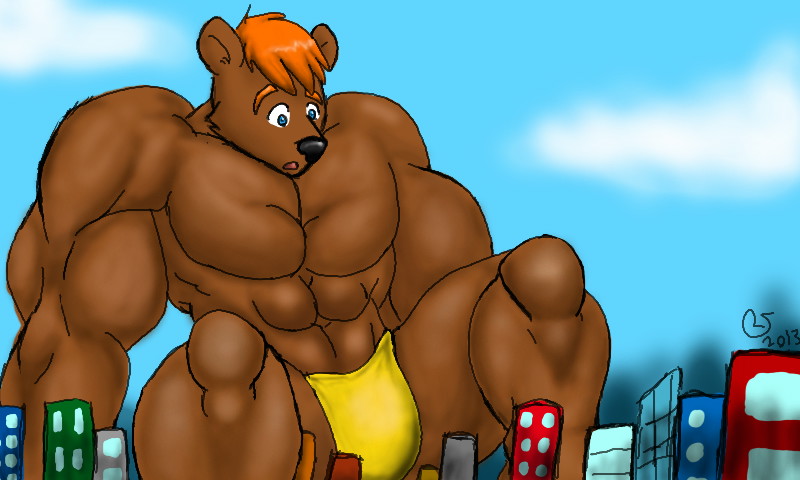 Colors!3D: Big Bear In The City