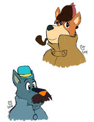Sherlock Hound and Watson
