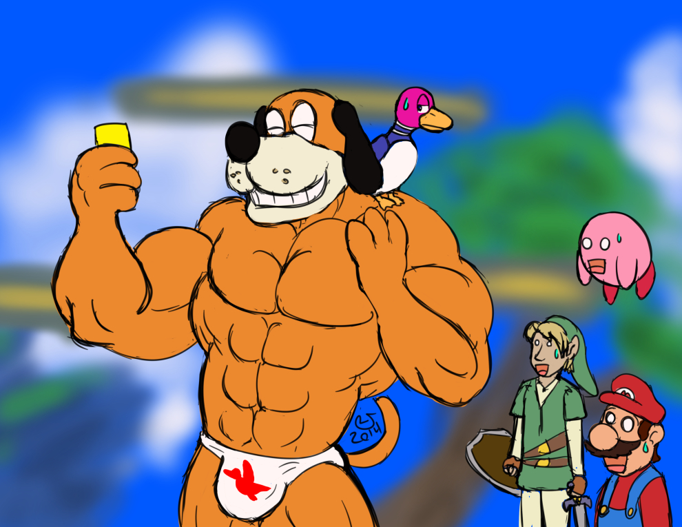 Furry Pop: Smash Bros. Duck Hunt Dog