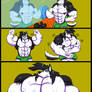 Comic Commission: Post Workout Mirror Flex