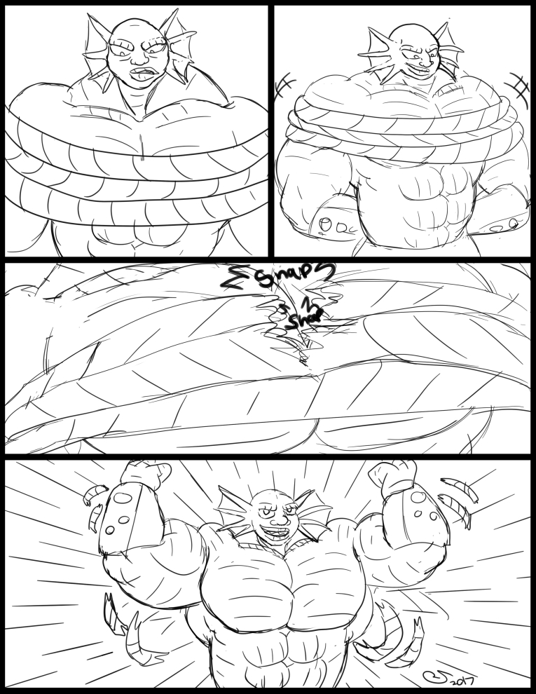 Comic Commission: Zu'el Break Free