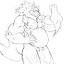 Commission: Muscle Gut Jon Talbain