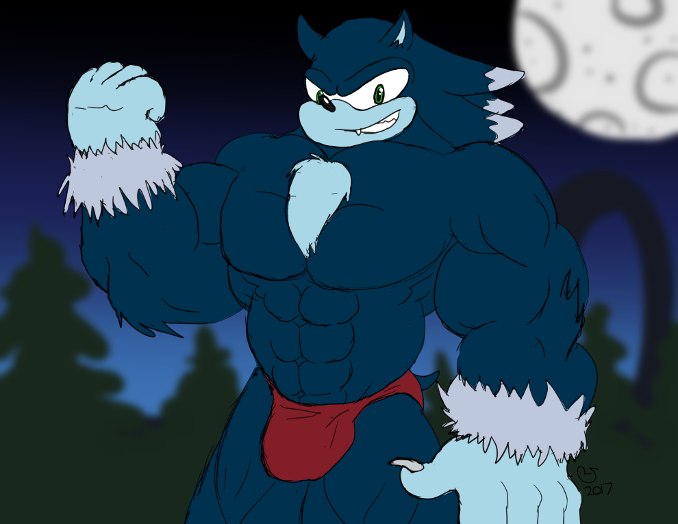 Buff Fantart Friday: Sonic The Werehog