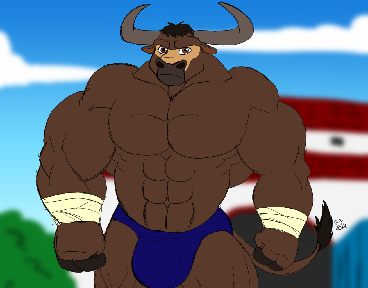 Muscle bull
