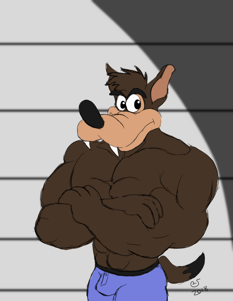 Buff Fantart Friday: Mean Old Wolf by CaseyLJones on DeviantArt